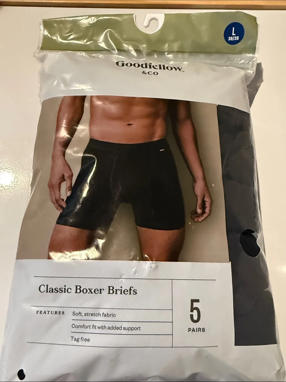 Goodfellow & Co Black Classic Boxer Briefs – 5-Pack